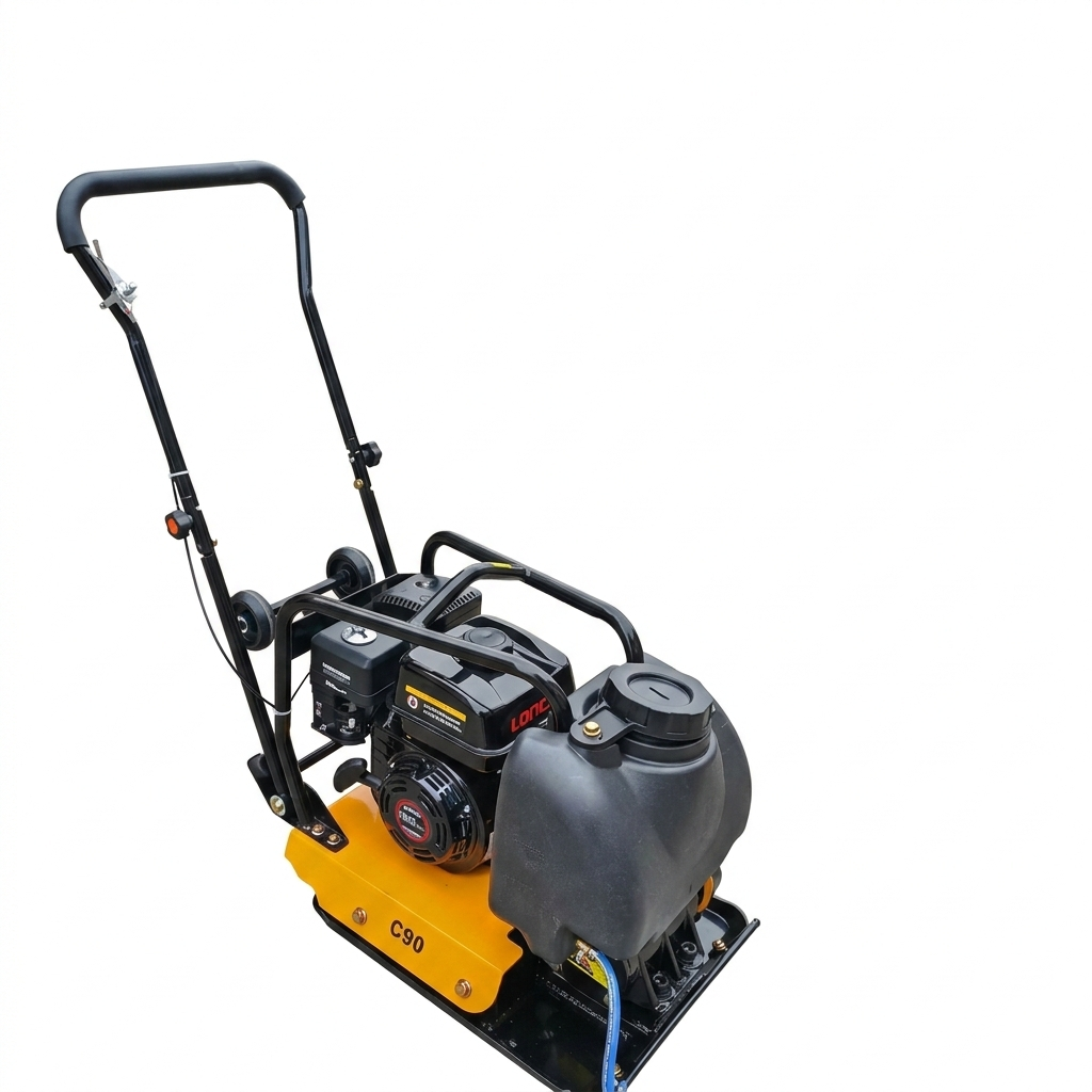 Efficient Construction Four Engine Powered Forward Reverse Vibrating Concrete Plate Compactor for Compacting Jobsite Materials