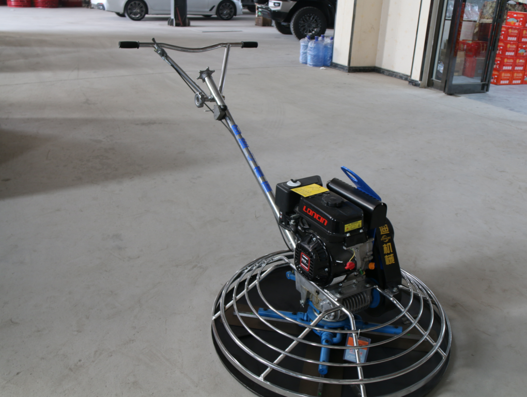 Customizable One-Meter Power Trowel Chrome-Plated Gasoline-Powered Engine Electric Motor Transmission Featuring Core Gearbox