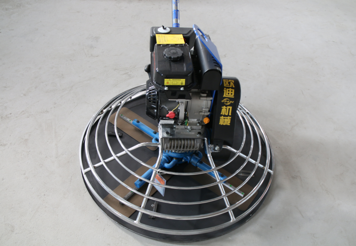 Customizable One-Meter Power Trowel Chrome-Plated Gasoline-Powered Engine Electric Motor Transmission Featuring Core Gearbox