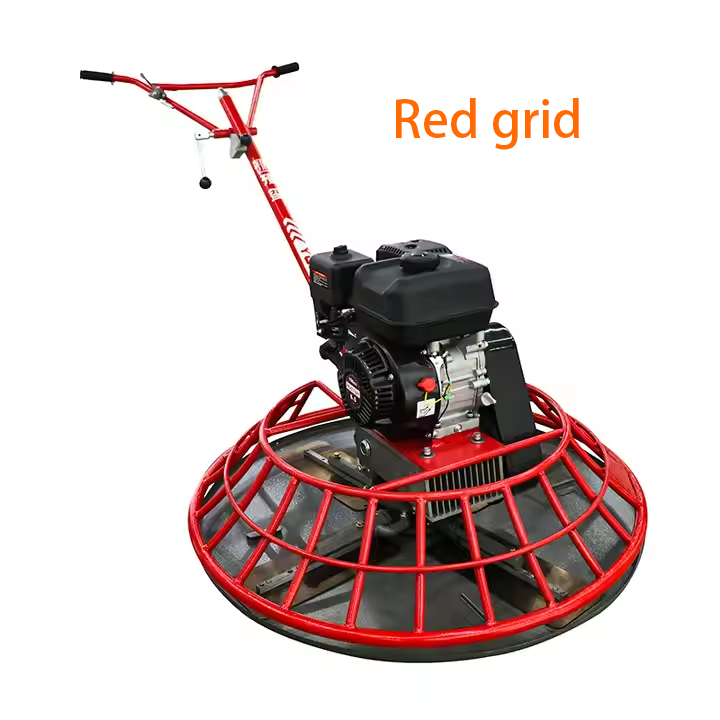 Honda——Red grid——Customizable One-Meter Power Trowel Chrome-Plated Gasoline-Powered Engine Electric Motor Transmission Featuring Core Gearbox