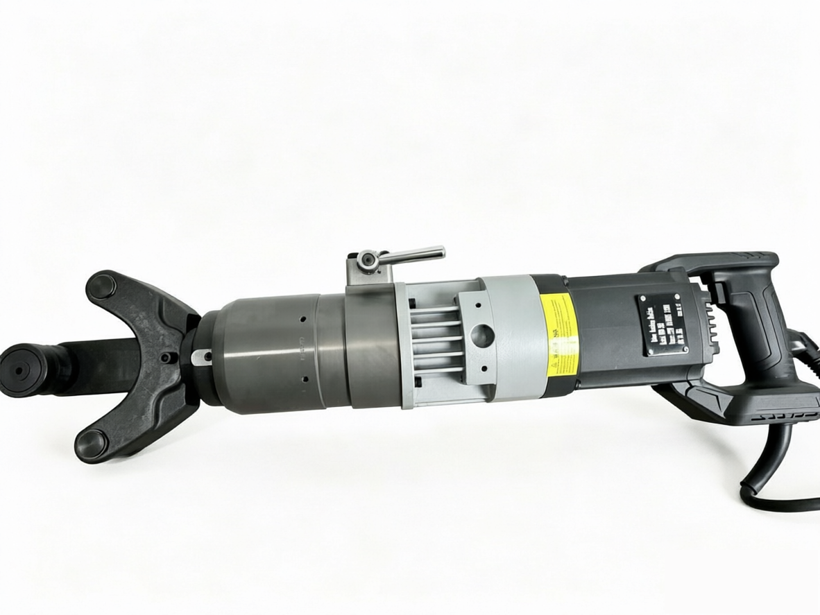 25-B——Portable Automatic Stainless Steel Hydraulic Rebar Bender 1.2kW Motor High Safety Handheld Reinforcement Stirrup Bending Tool