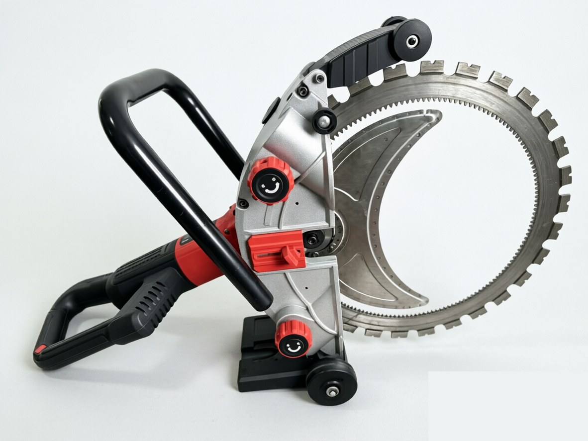 425D Brushless Motor with Gears——Brushless Concrete Ring Saw Cutter 12kg Lightweight Multi-Functional Low Maintenance Cost No Adjustment Required 1-Year Warranty